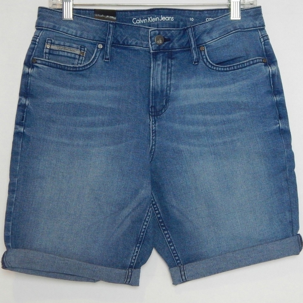 Calvin Klein Womens Size 10 Shorts Jean City Short - Picture 1 of 3